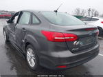 2018 Ford Focus Se Gray vin: 1FADP3F21JL206926