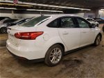 2018 Ford Focus Se White vin: 1FADP3F21JL225332