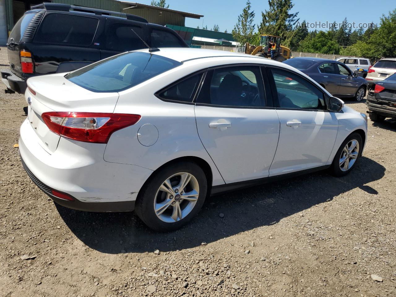 2013 Ford Focus Se White vin: 1FADP3F22DL145476