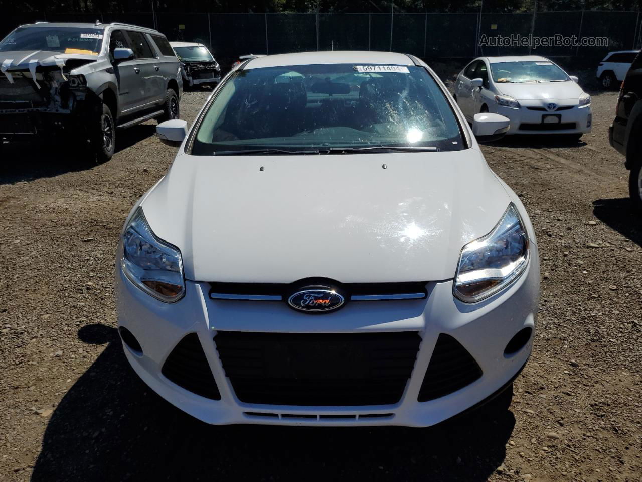 2013 Ford Focus Se Белый vin: 1FADP3F22DL145476