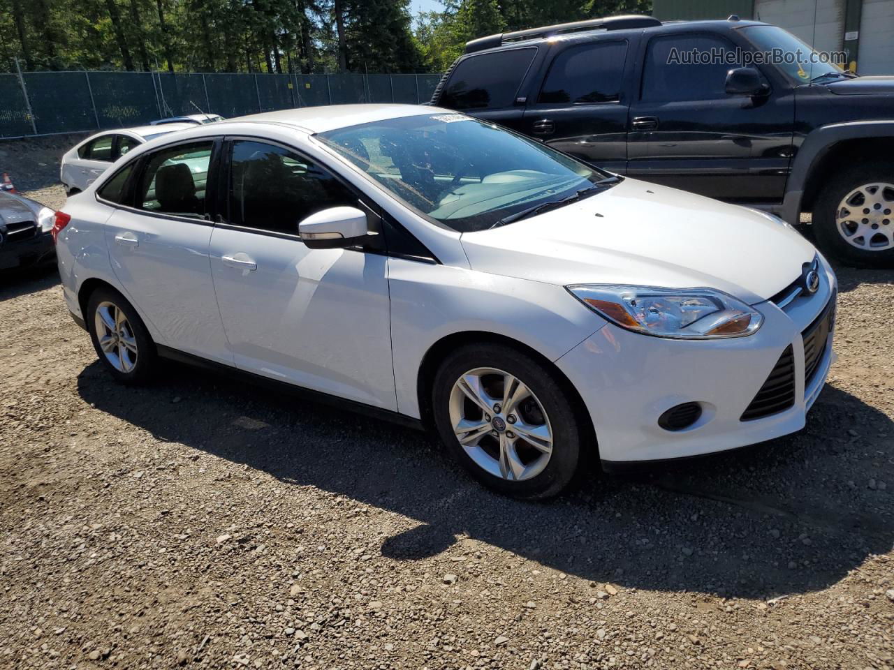 2013 Ford Focus Se White vin: 1FADP3F22DL145476