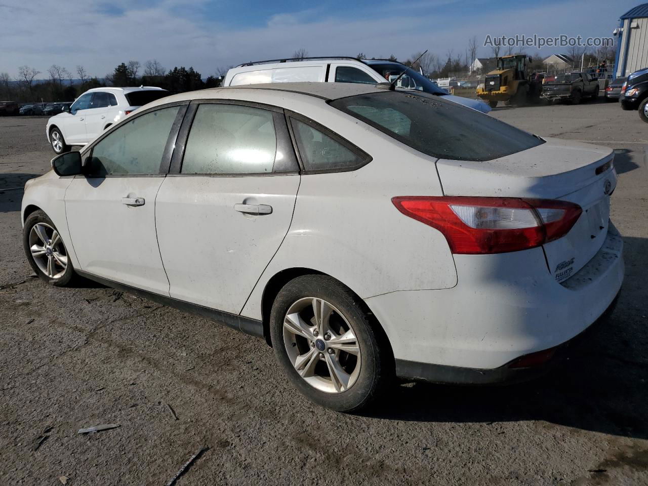 2013 Ford Focus Se White vin: 1FADP3F22DL193317