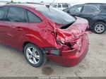 2013 Ford Focus Se Burgundy vin: 1FADP3F22DL195701