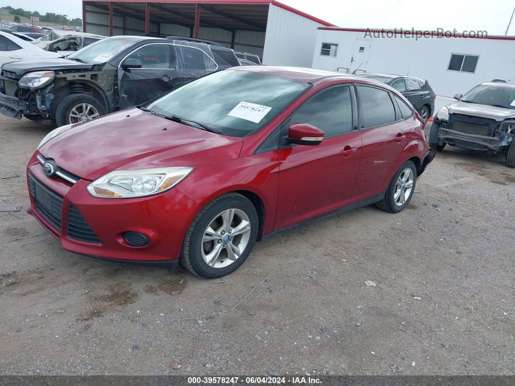 2013 Ford Focus Se Burgundy vin: 1FADP3F22DL195701