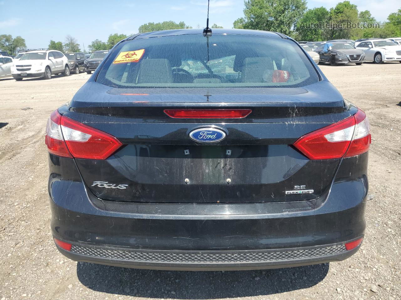 2013 Ford Focus Se Black vin: 1FADP3F22DL208544