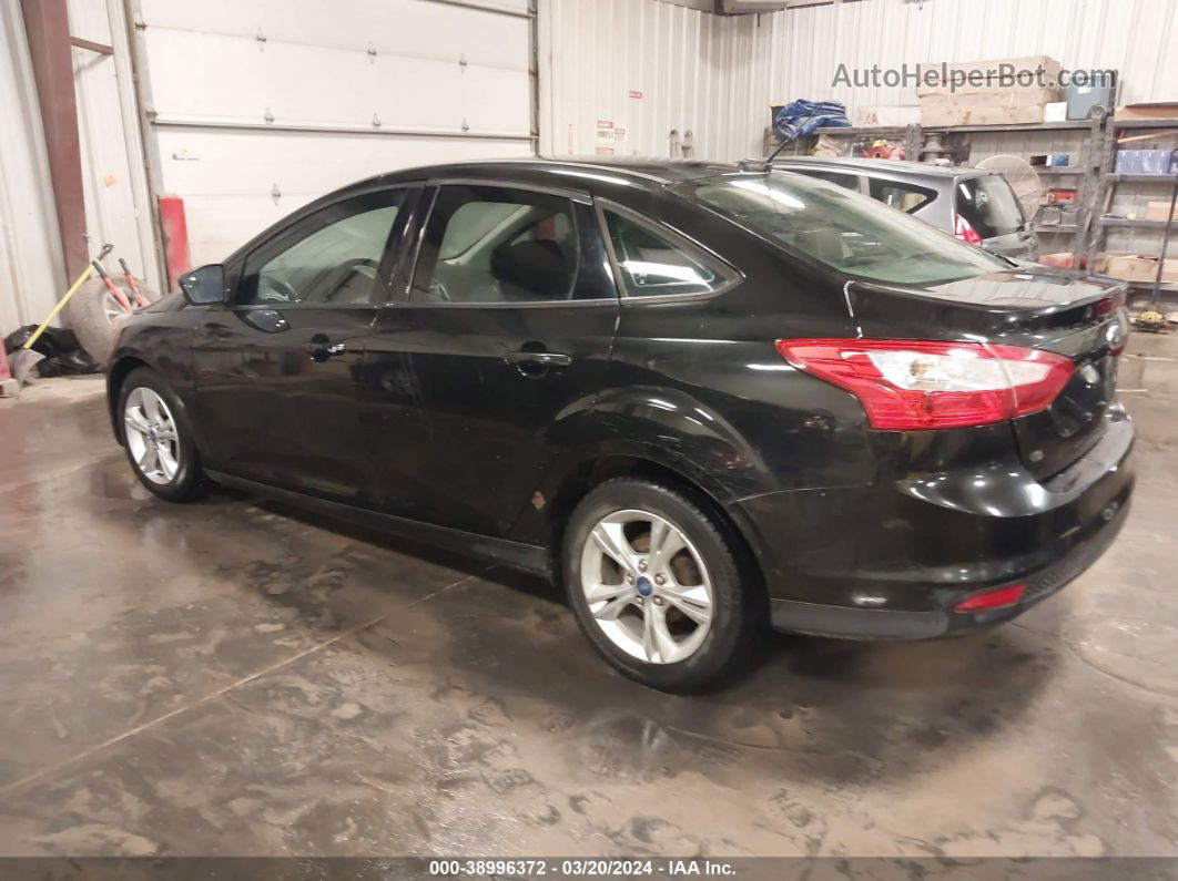 2013 Ford Focus Se Black vin: 1FADP3F22DL210150