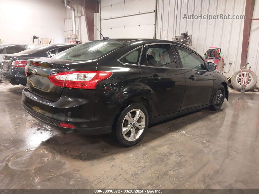 2013 Ford Focus Se Black vin: 1FADP3F22DL210150