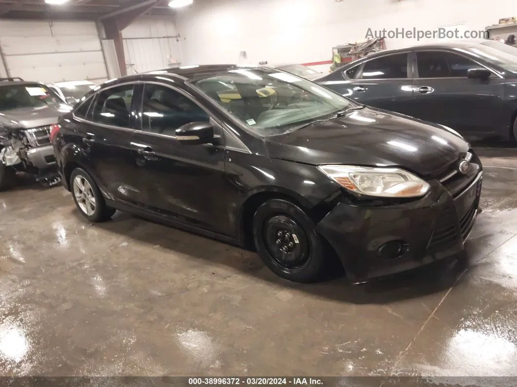 2013 Ford Focus Se Black vin: 1FADP3F22DL210150