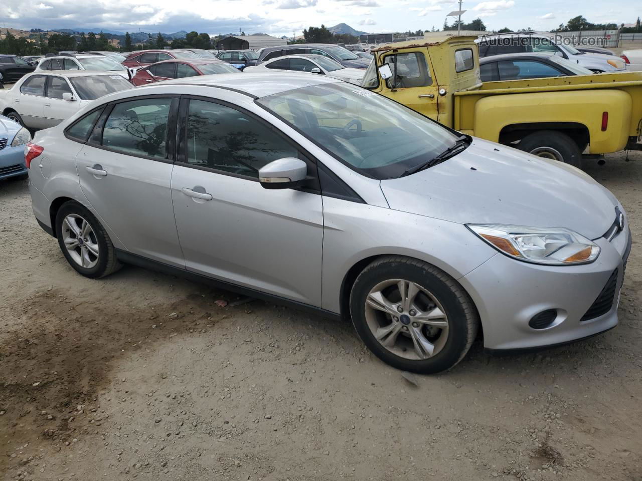 2013 Ford Focus Se Silver vin: 1FADP3F22DL211119