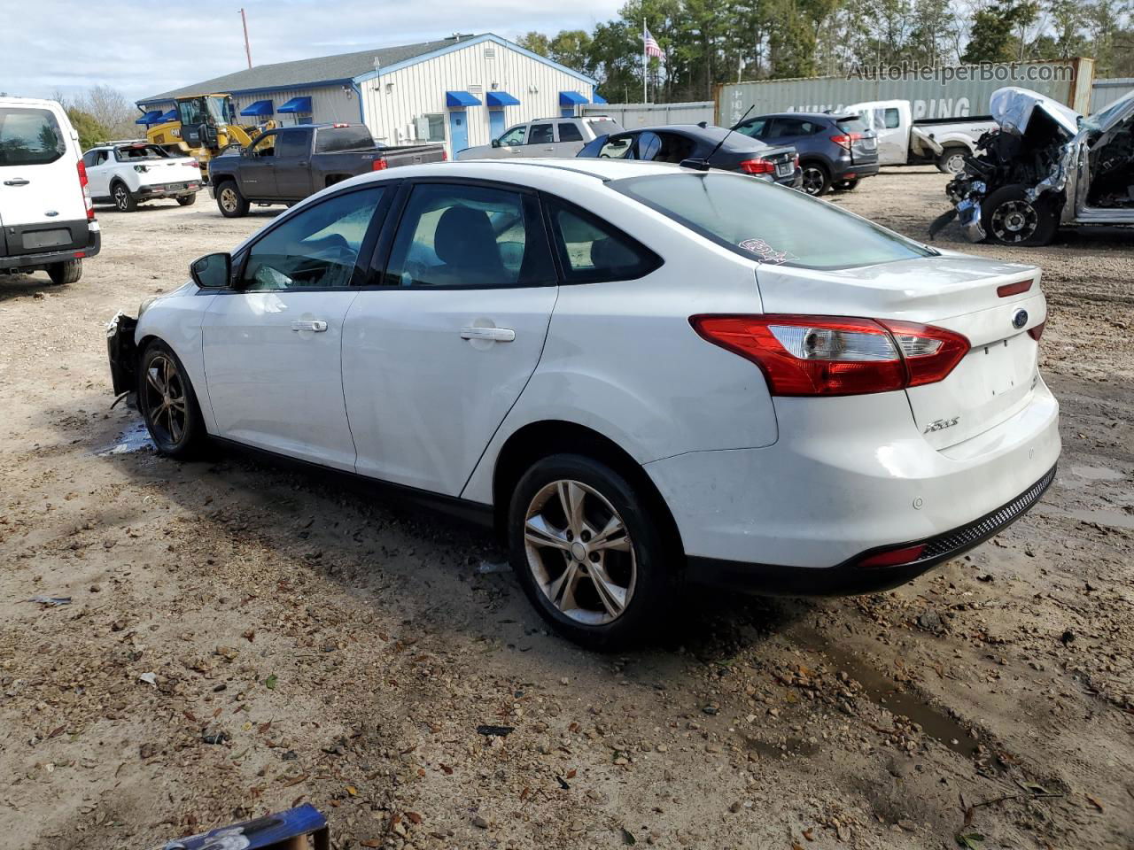 2013 Ford Focus Se White vin: 1FADP3F22DL253483