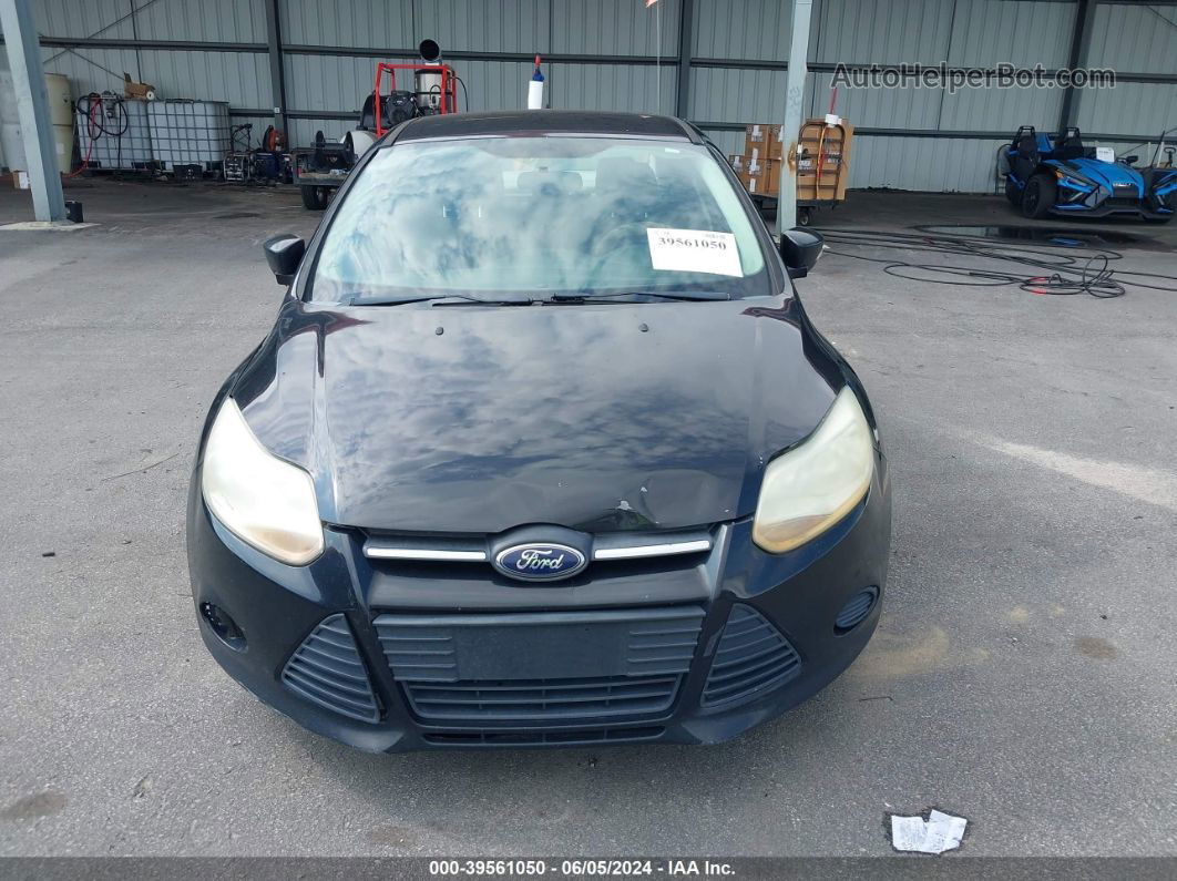 2013 Ford Focus Se Black vin: 1FADP3F22DL255699