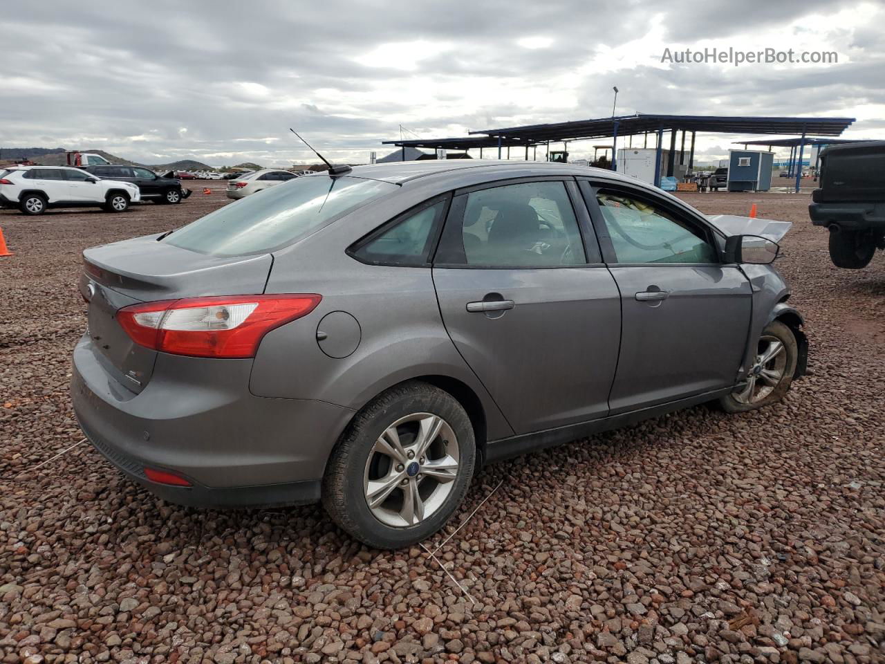 2013 Ford Focus Se Silver vin: 1FADP3F22DL263530