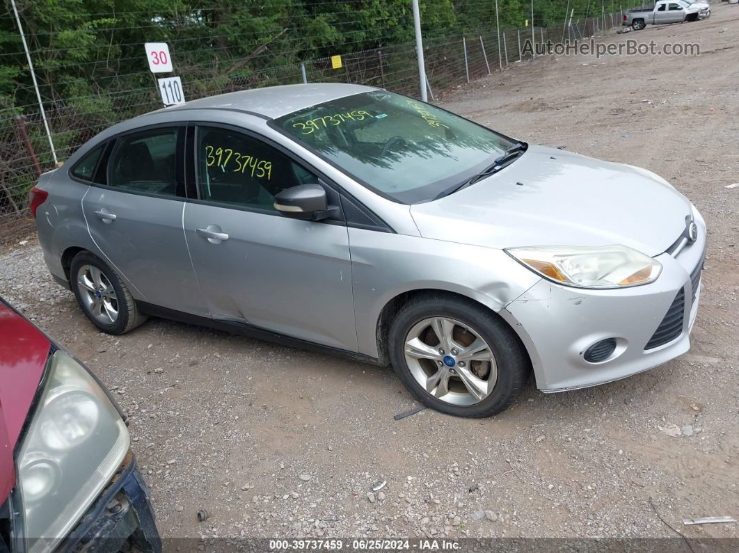 2013 Ford Focus Se Silver vin: 1FADP3F22DL276066