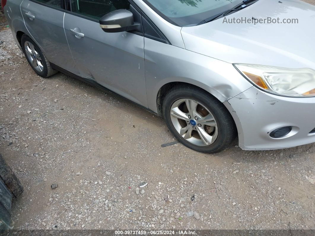 2013 Ford Focus Se Silver vin: 1FADP3F22DL276066