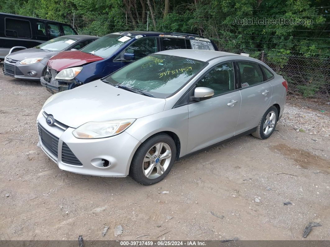 2013 Ford Focus Se Silver vin: 1FADP3F22DL276066