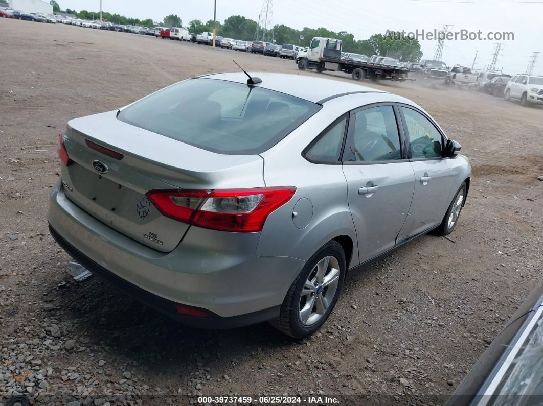 2013 Ford Focus Se Silver vin: 1FADP3F22DL276066