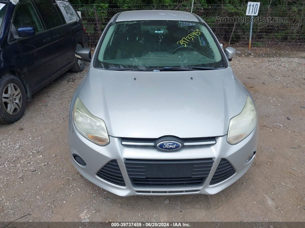 2013 Ford Focus Se Silver vin: 1FADP3F22DL276066