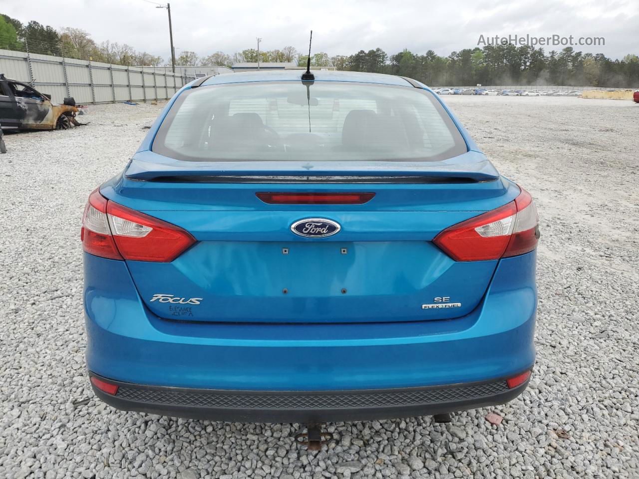 2013 Ford Focus Se Blue vin: 1FADP3F22DL281218