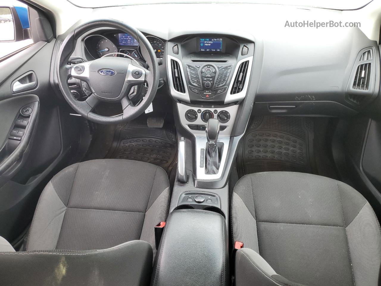 2013 Ford Focus Se Blue vin: 1FADP3F22DL281218