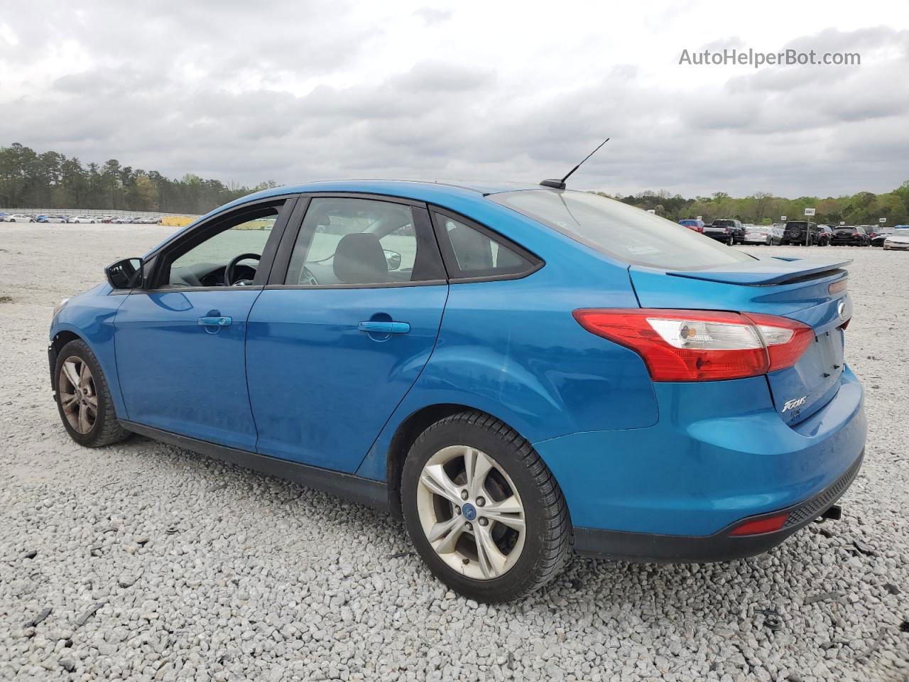 2013 Ford Focus Se Blue vin: 1FADP3F22DL281218