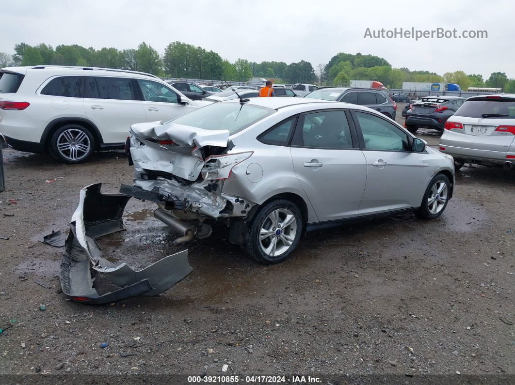 2013 Ford Focus Se Silver vin: 1FADP3F22DL308739