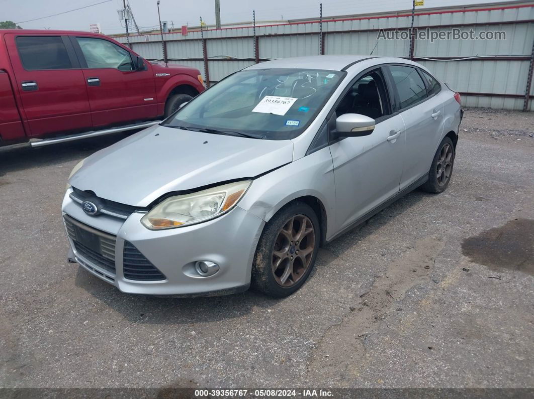 2013 Ford Focus Se Silver vin: 1FADP3F22DL320518