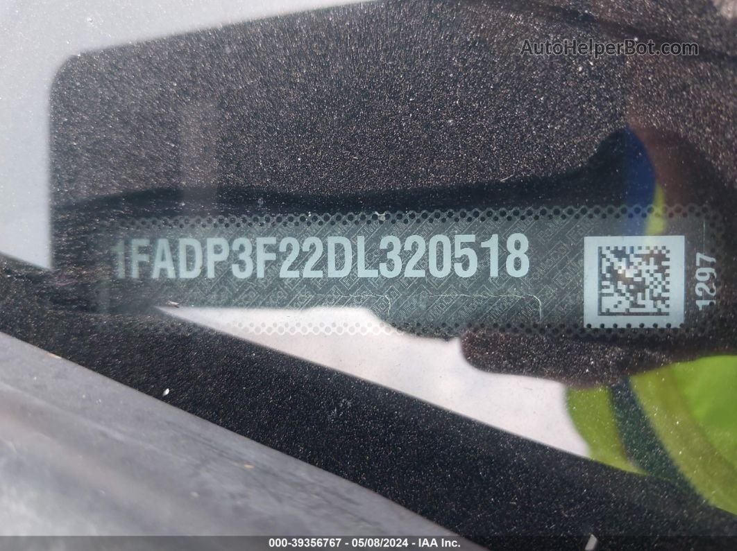2013 Ford Focus Se Silver vin: 1FADP3F22DL320518