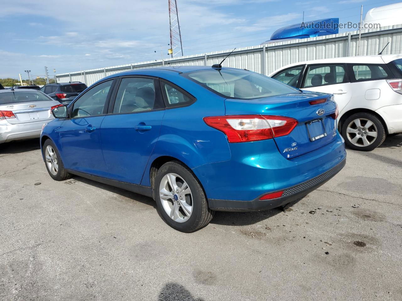 2013 Ford Focus Se Синий vin: 1FADP3F22DL359271