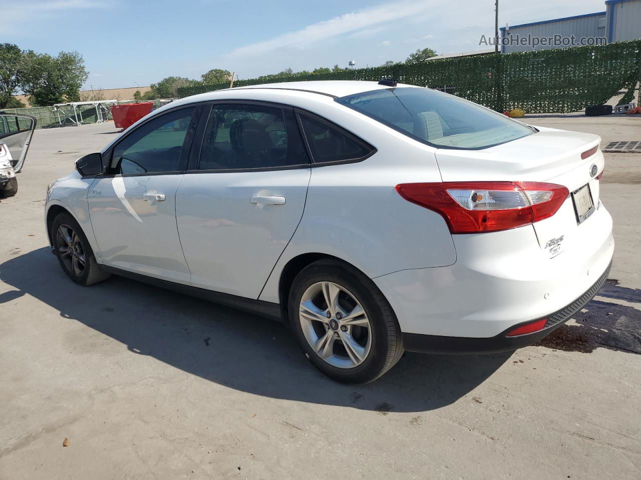 2013 Ford Focus Se White vin: 1FADP3F22DL359920