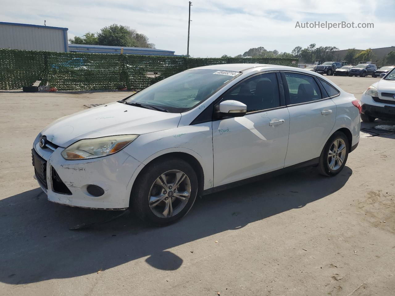 2013 Ford Focus Se Белый vin: 1FADP3F22DL359920