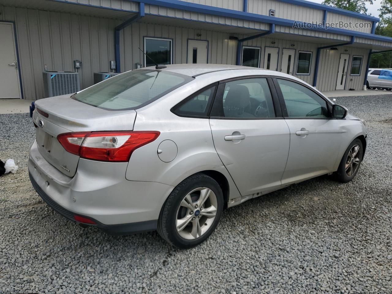 2013 Ford Focus Se Серебряный vin: 1FADP3F22DL360162