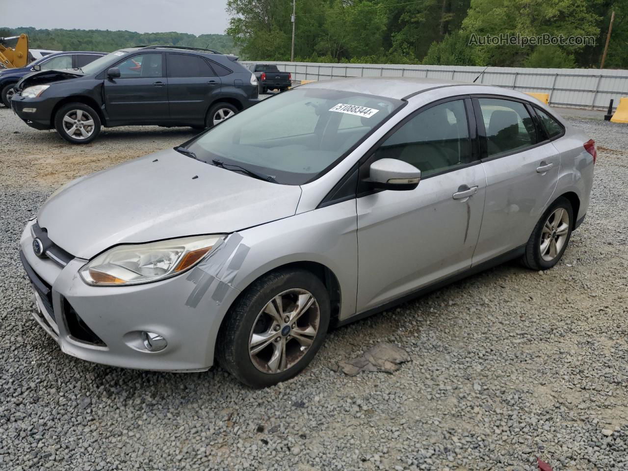 2013 Ford Focus Se Серебряный vin: 1FADP3F22DL360162