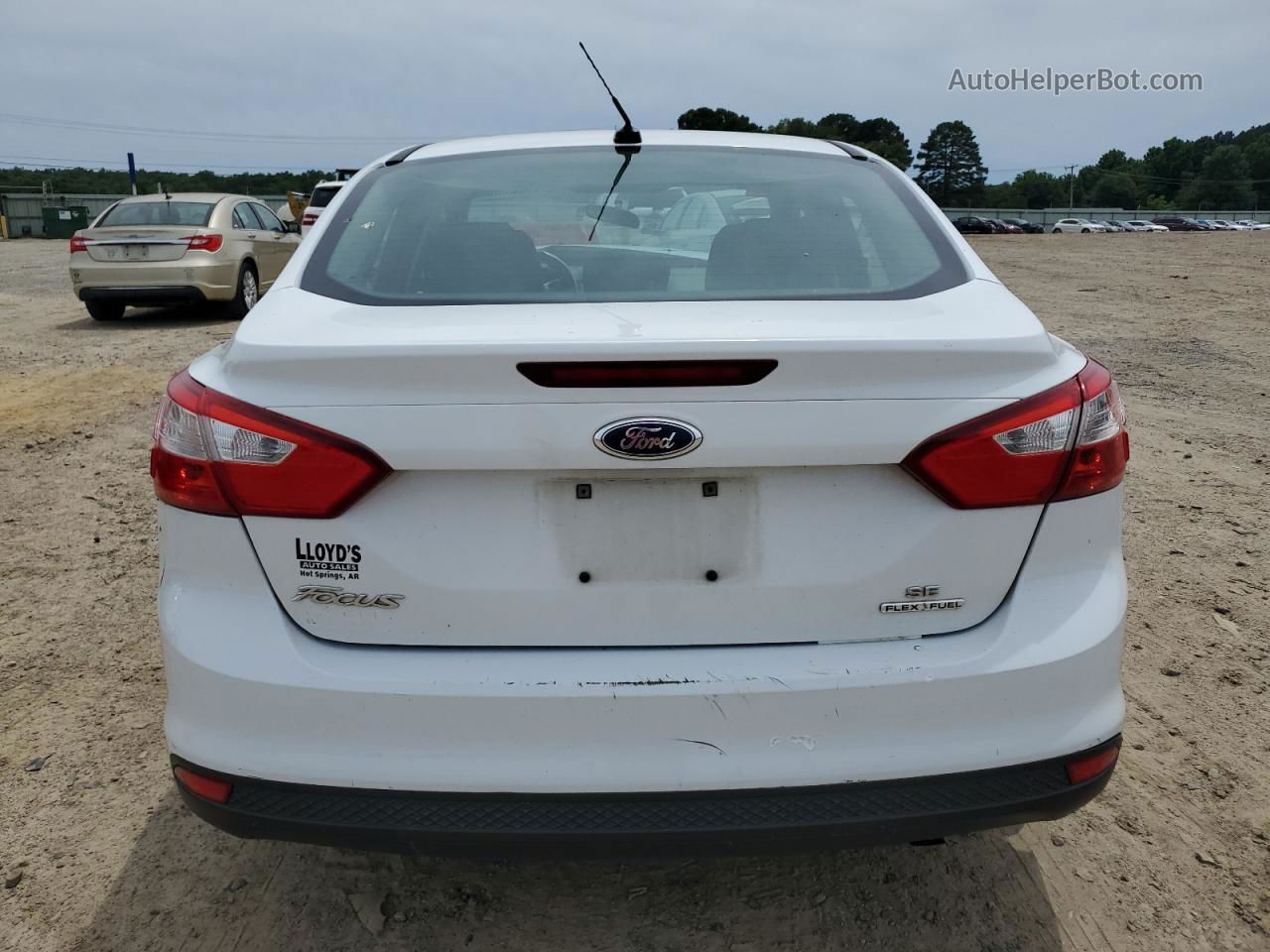 2013 Ford Focus Se White vin: 1FADP3F22DL373168