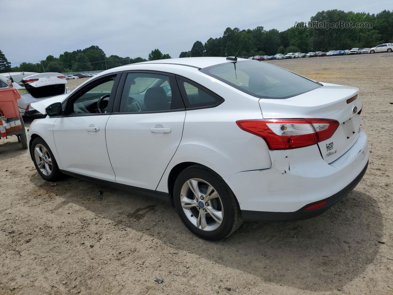 2013 Ford Focus Se White vin: 1FADP3F22DL373168