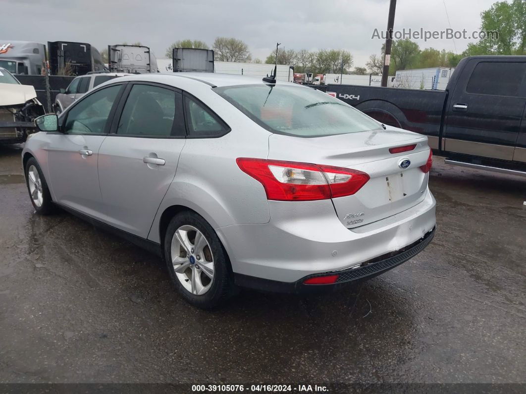 2014 Ford Focus Se Silver vin: 1FADP3F22EL112012