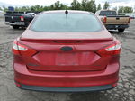 2014 Ford Focus Se Maroon vin: 1FADP3F22EL112415