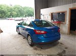 2014 Ford Focus Se Blue vin: 1FADP3F22EL113709