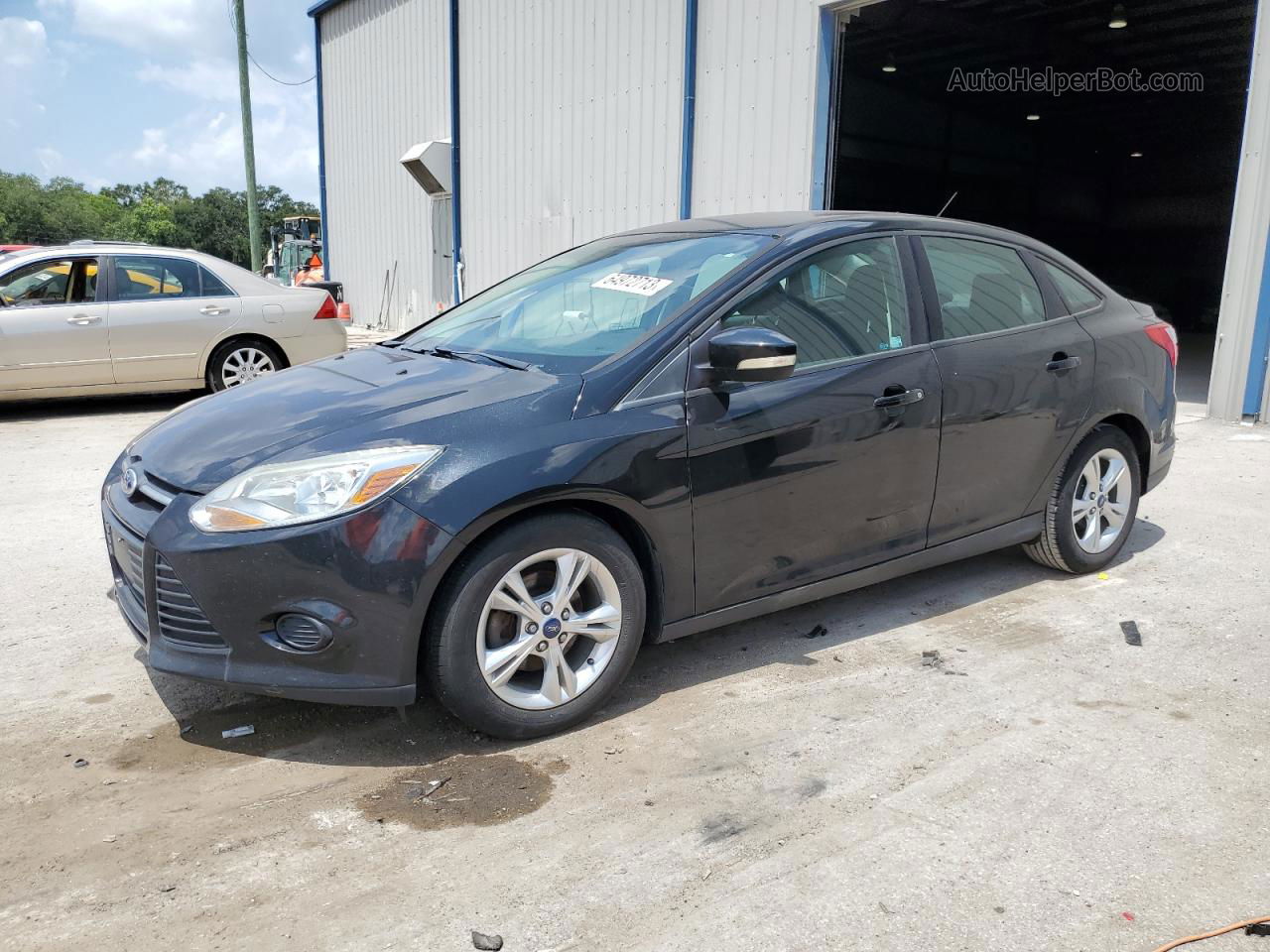 2014 Ford Focus Se Black vin: 1FADP3F22EL116545