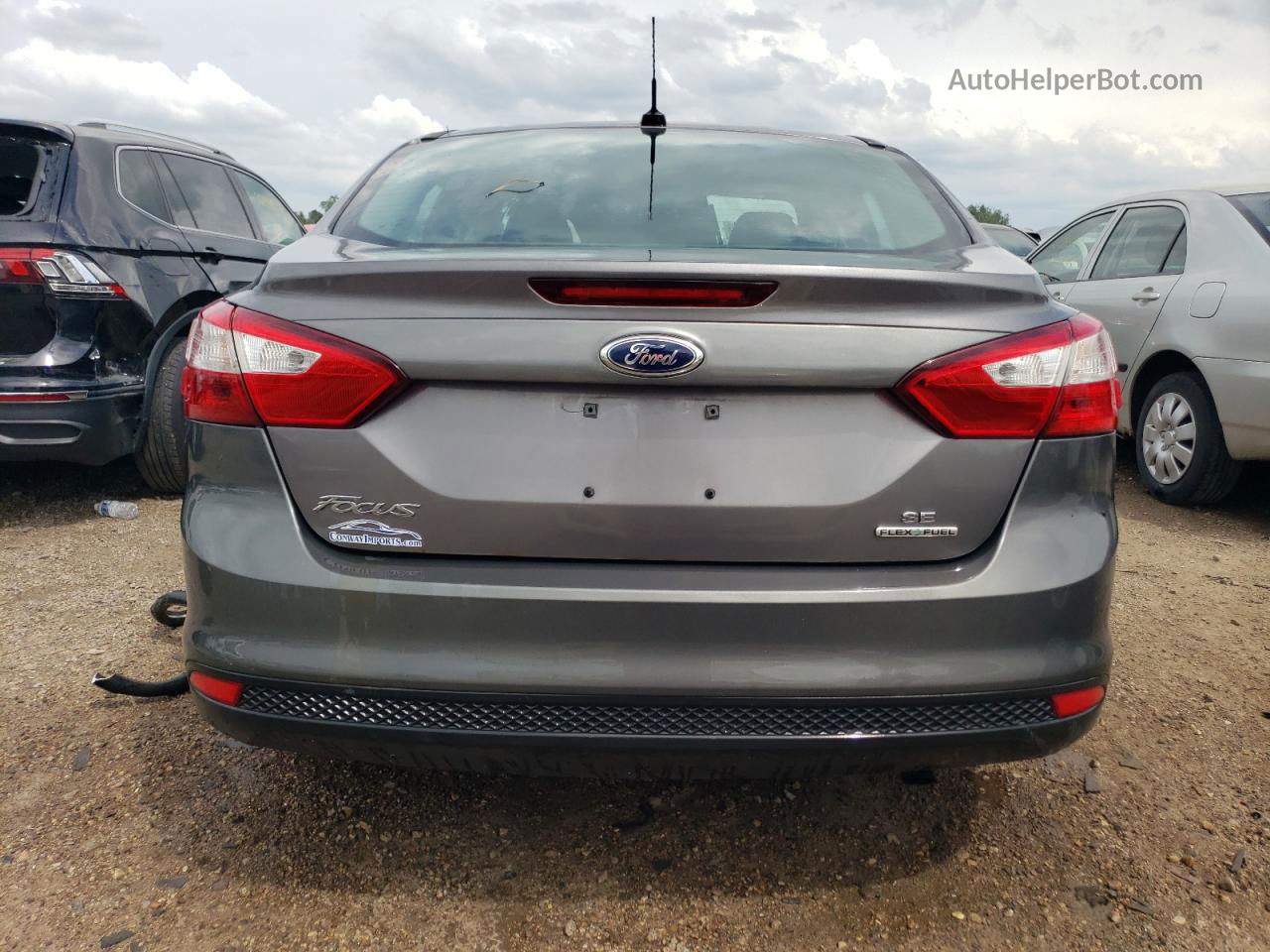 2014 Ford Focus Se Серый vin: 1FADP3F22EL127836