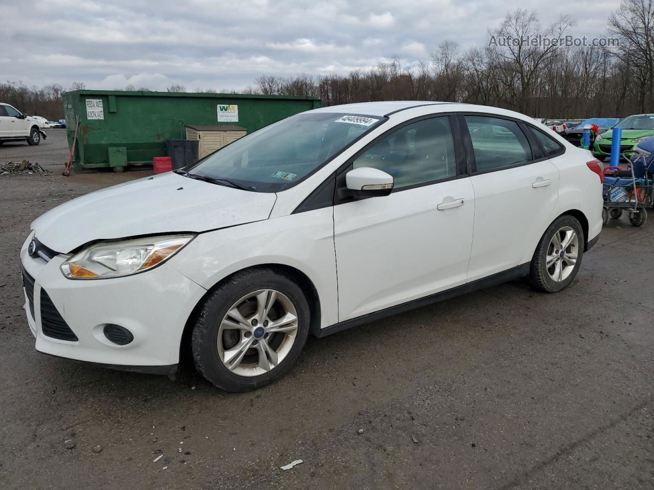 2014 Ford Focus Se Black vin: 1FADP3F22EL179029