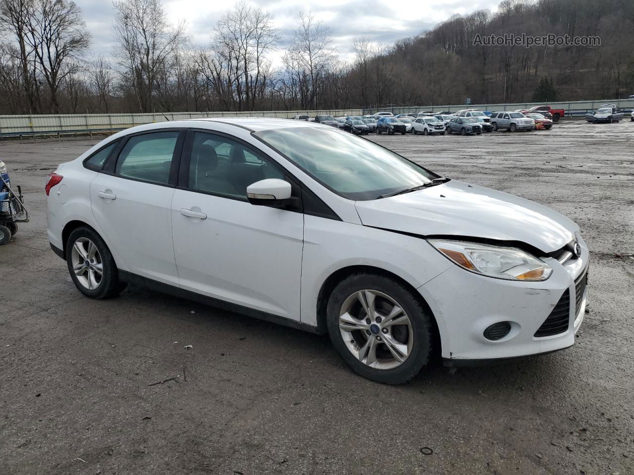 2014 Ford Focus Se Black vin: 1FADP3F22EL179029