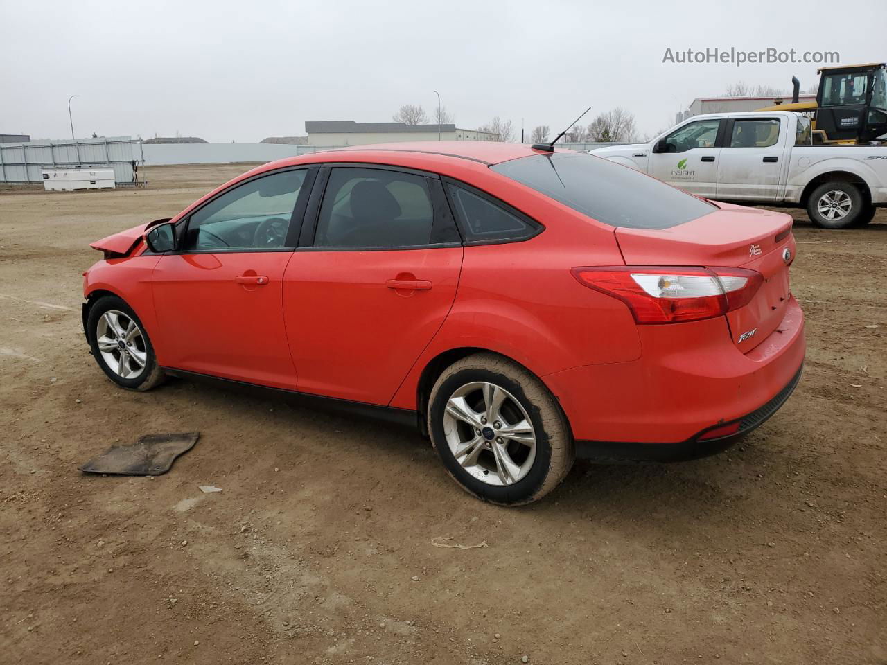 2014 Ford Focus Se Красный vin: 1FADP3F22EL255543