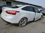 2014 Ford Focus Se White vin: 1FADP3F22EL280264