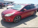 2014 Ford Focus Se Red vin: 1FADP3F22EL320990