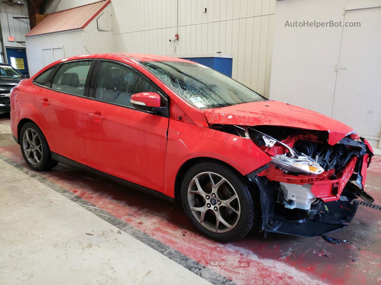 2014 Ford Focus Se Red vin: 1FADP3F22EL325476