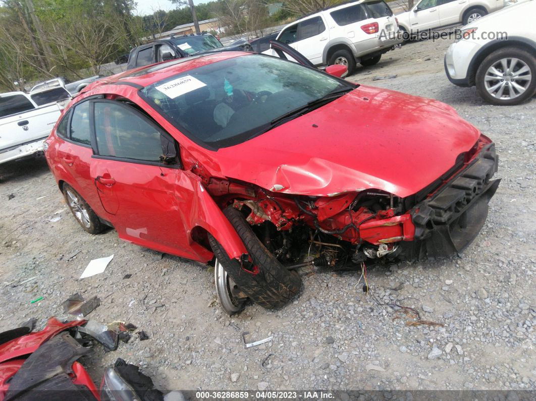 2014 Ford Focus Se Red vin: 1FADP3F22EL367520