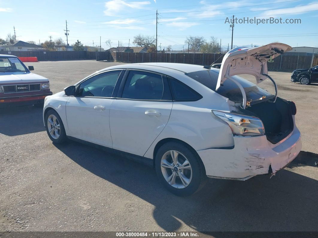 2014 Ford Focus Se Белый vin: 1FADP3F22EL399061