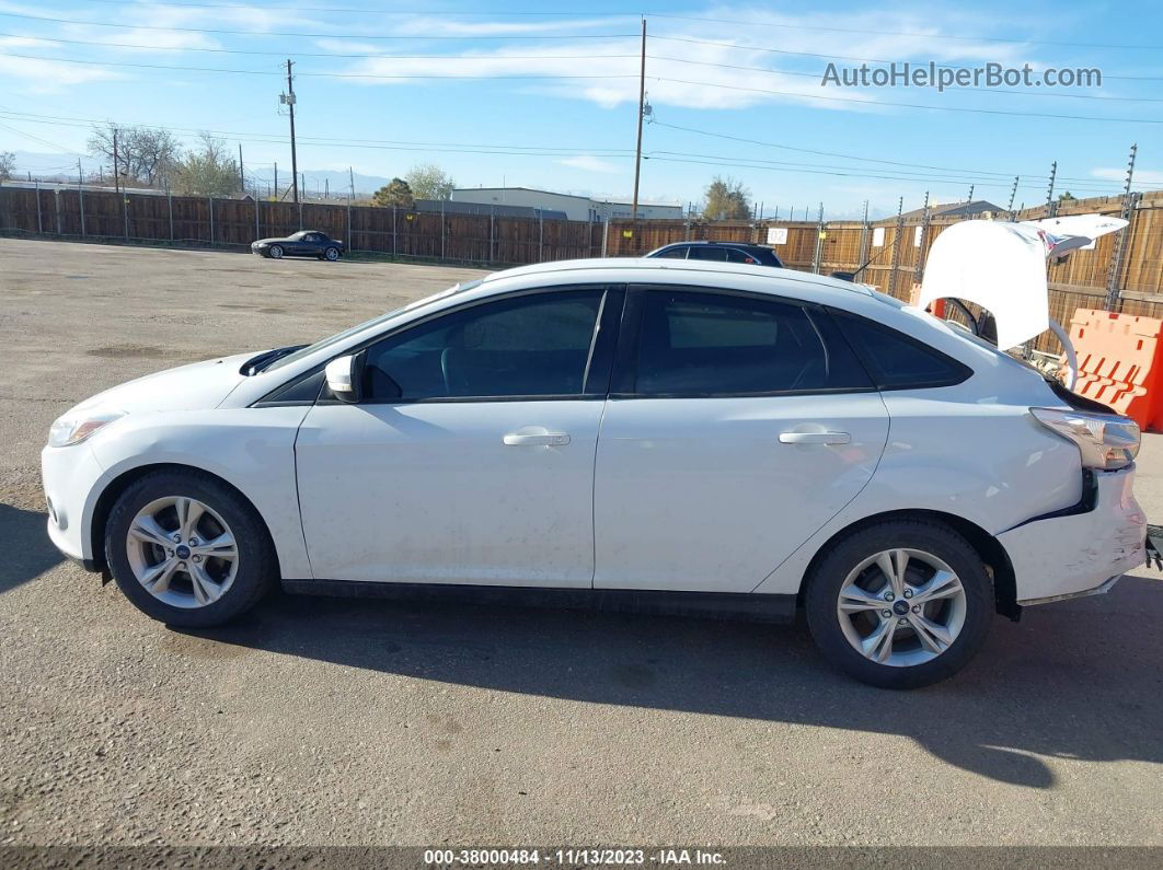 2014 Ford Focus Se White vin: 1FADP3F22EL399061