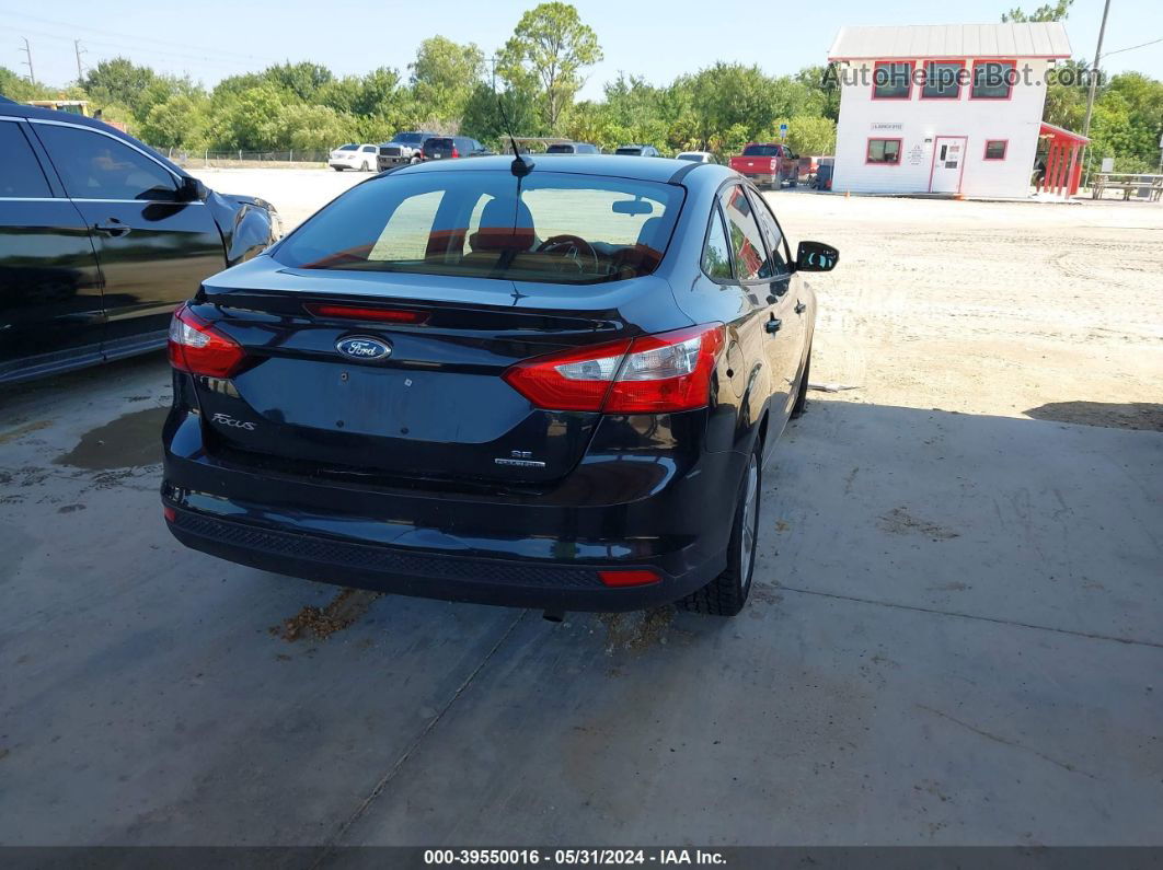 2014 Ford Focus Se Black vin: 1FADP3F22EL428364