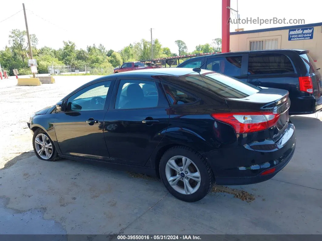 2014 Ford Focus Se Black vin: 1FADP3F22EL428364